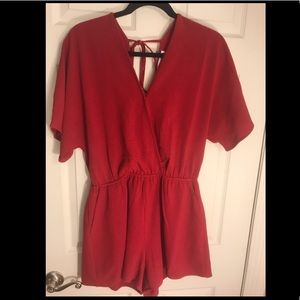NEVER WORN!  AMAZING RED ROMPER